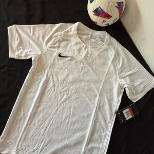 Nike youth White Soccer Training Shirt